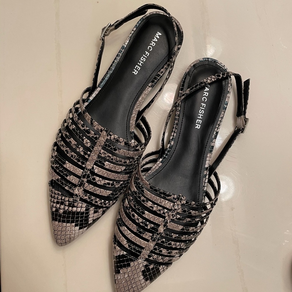 Marc Fisher Snake Print Flats - image 2